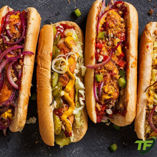 Hot Dog with burn, Tomato salsa and Sauce/15pcs Tayari Foods